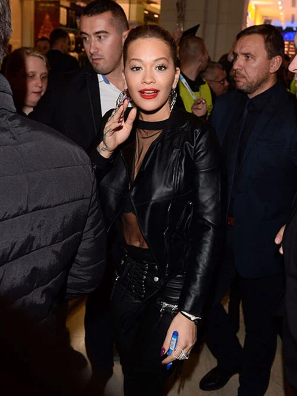 Rita Ora Leather Jacket