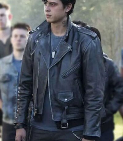 Riverdale Jordan Connor Black Leather Jacket