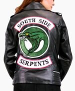 Riverdale Southside Serpents Leather Jacket For Women