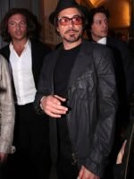 Robert Downey Jr Leather Blazer
