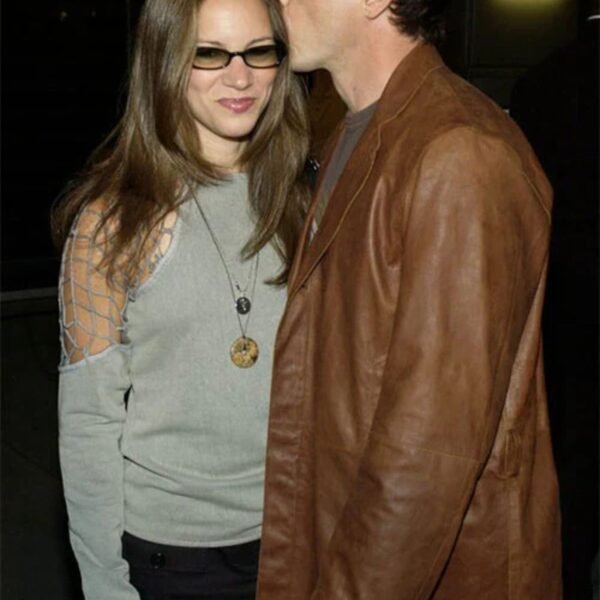 Robert Downey Jr Special Brown Leather Blazer