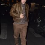 Robert Pattinson Brown Leather Jacket