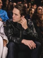Robert Pattinson Stylish Leather Jacket