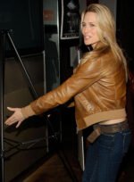 Robin Wright Brown Leather Jacket