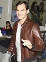 Roger Federer Leather Jacket