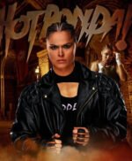 Ronda Rousey Royal Rumble 2022 In WWE Return Leather Jacket