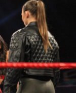 Ronda Rousey Royal Rumble 2022 In WWE Return Leather Jacket
