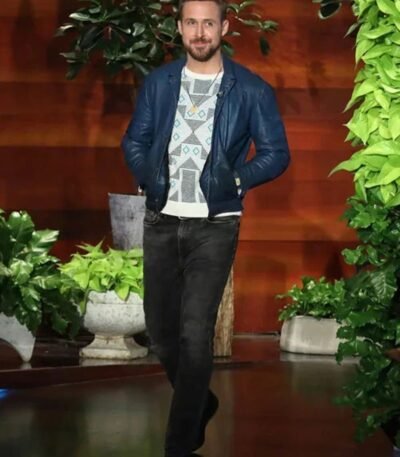 Ryan Gosling Leather Jacket Genuine Leather Jacket