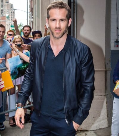 Ryan Reynolds Leather Jacket For Men