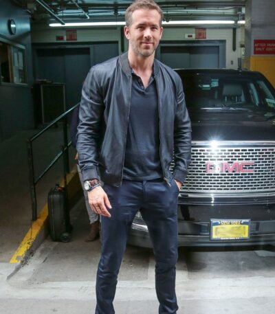 Ryan Reynolds Leather Jacket For Men