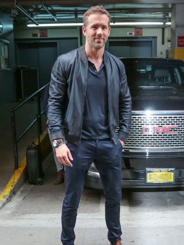 Ryan Reynolds Leather Jacket For Men