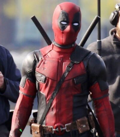 Ryan Reynolds Red And Black Deadpool Jacket