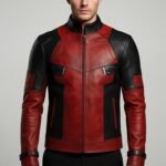 Ryan Reynolds Red And Black Deadpool Jacket