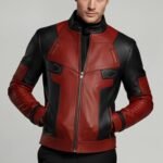 Ryan Reynolds Red And Black Deadpool Jacket