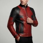 Ryan Reynolds Red And Black Deadpool Jacket