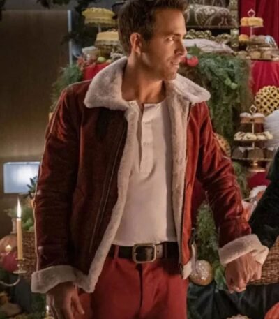Ryan Reynolds Spirited Suede Leather Jacket