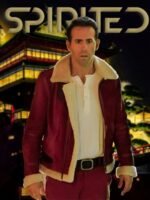 Ryan Reynolds Spirited Suede Leather Jacket