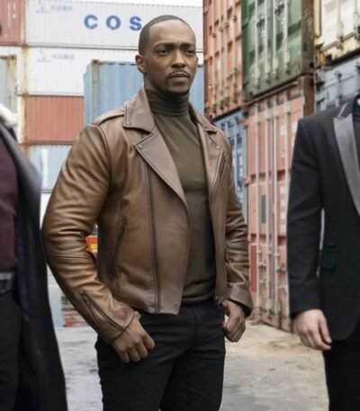 Sam Wilson the Winter Soldier Biker Leather Jacket