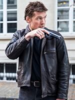 Sam Worthington Kidnapping Mr Heineken Leather Jacket
