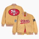 San Francisco 49ers Bomber Gold Jacket