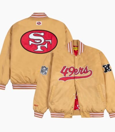 San Francisco 49ers Bomber Gold Jacket