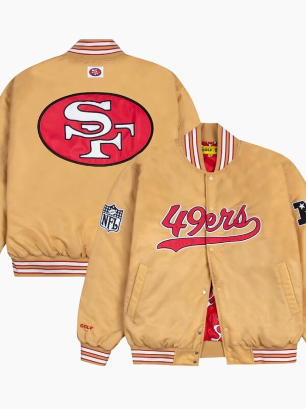 San Francisco 49ers Bomber Gold Jacket