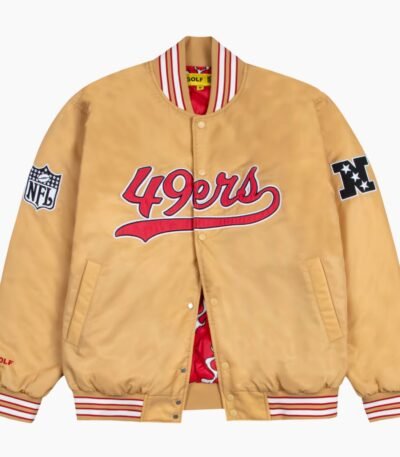San Francisco 49ers Bomber Gold Jacket