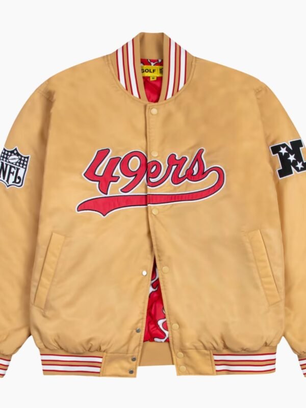 San Francisco 49ers Bomber Gold Jacket