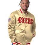 San Francisco 49ers Closer Gold Satin Jacket