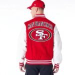 San Francisco 49ers NFL Red Varsity Jacket