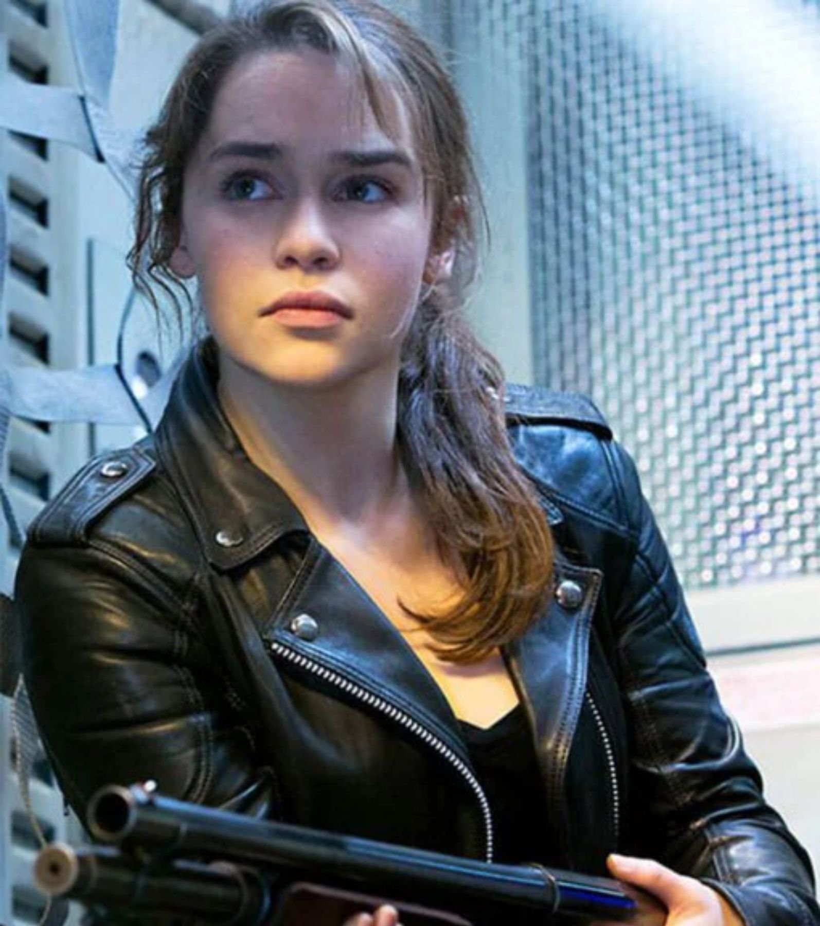 Sarah Connor Terminator Genesis Leather Jacket Sarah Connor Terminator Genesis Leather Jacket