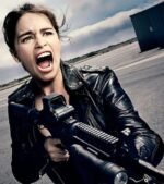 Sarah Connor Terminator Genesis Leather Jacket