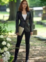 Scarlett Johansson Winter Soldier Leather Blazer