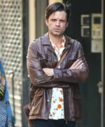 Sebastian Stan A Different Man Leather Jacket
