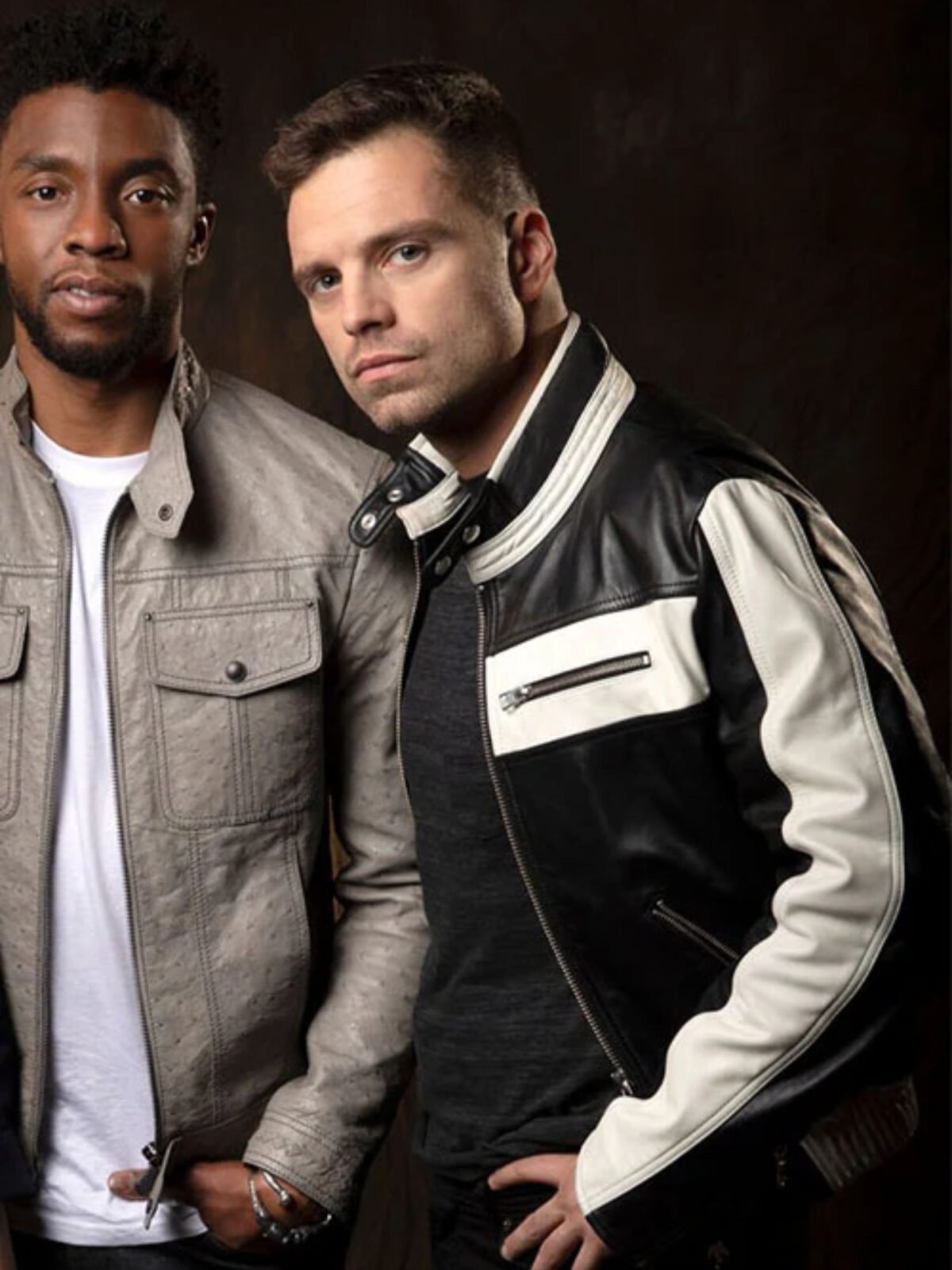 Sebastian Stan Leather Jacket