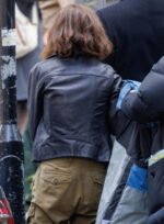 Secret Invasion 2023 Emilia Clarke Black Leather Jacket