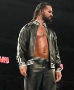 Seth Rollins Monday Night Raw 2024 Leather Jacket