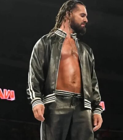 Seth Rollins Monday Night Raw 2024 Leather Jacket