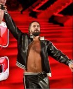 Seth Rollins Monday Night Raw 2024 Leather Jacket
