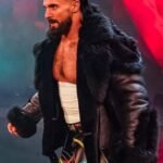 Seth Rollins WWE War Games Shearling Real Leather Jacket
