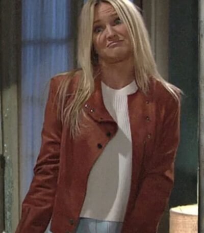 Sharon Case The Young and The Restless Leather Jacket