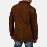 Sheriff Walt Longmire Coat Brown Suede Style Leather