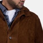 Sheriff Walt Longmire Coat Brown Suede Style Leather