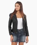 Short Body Leather Jacket for Women