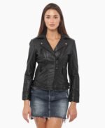 Short Body Leather Jacket for Women