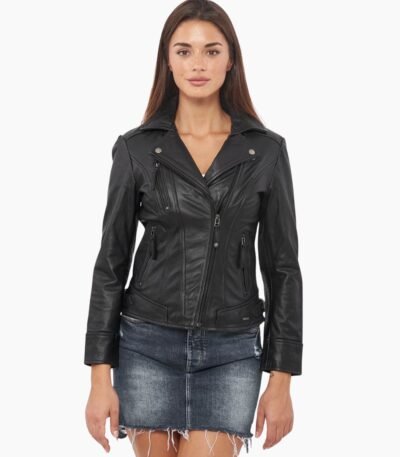 Short Body Leather Jacket for Women
