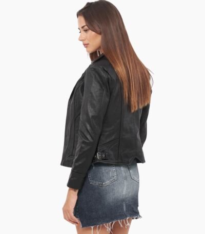 Short Body Leather Jacket for Women
