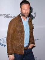 Stylish Aaron Eckhart Leather Jacket