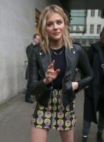 Stylish Chloe Grace Moretz Leather Jacket