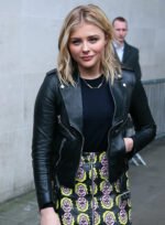 Stylish Chloe Grace Moretz Leather Jacket
